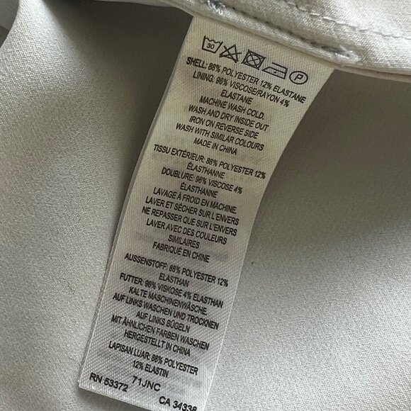 French Connection Light Blue Alba Stretch Spring Floral Dress, Size 4 - Picture 7 of 7